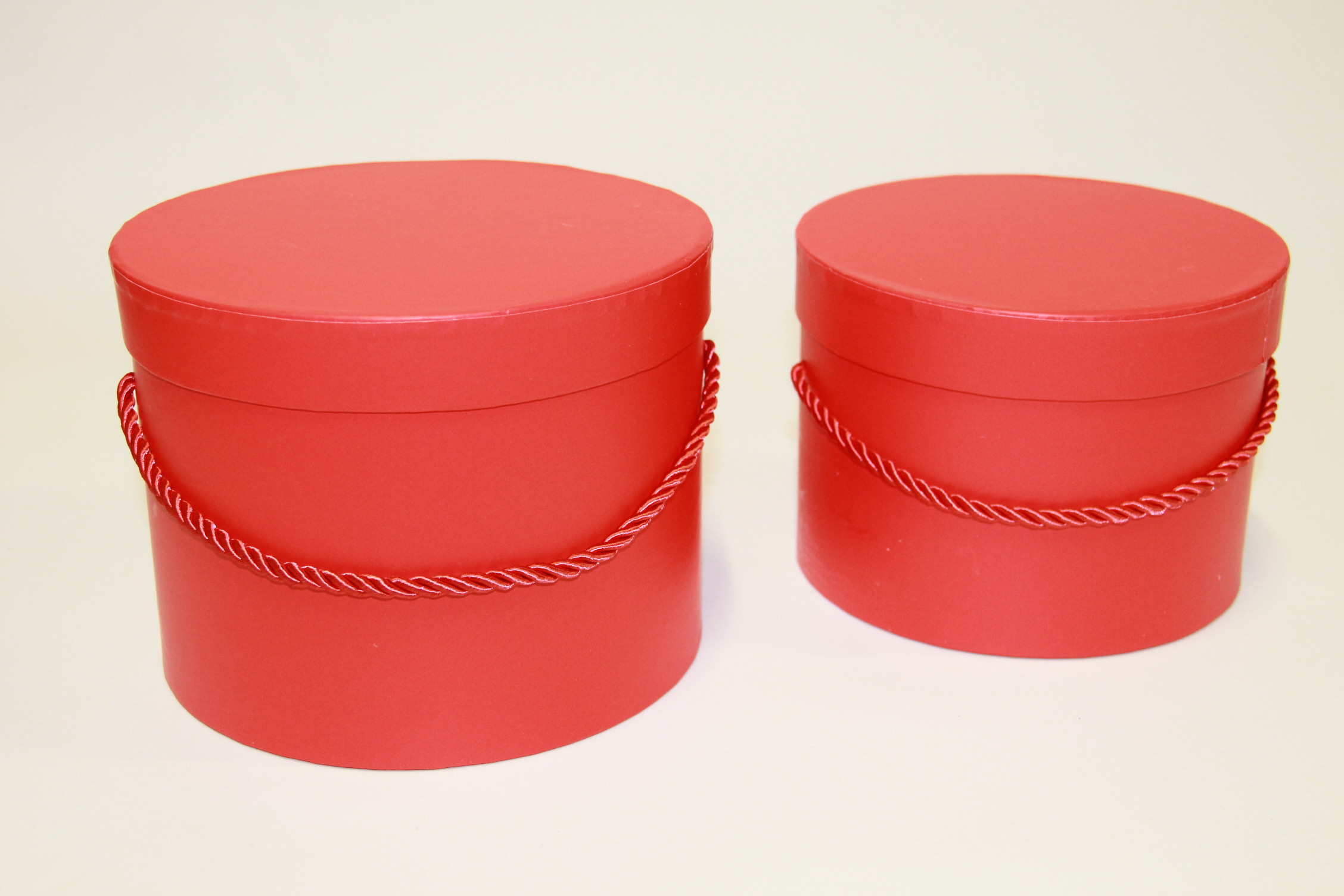 FLOWERBOX S/2 17X13 CM; 15X11 CM • ': RED.