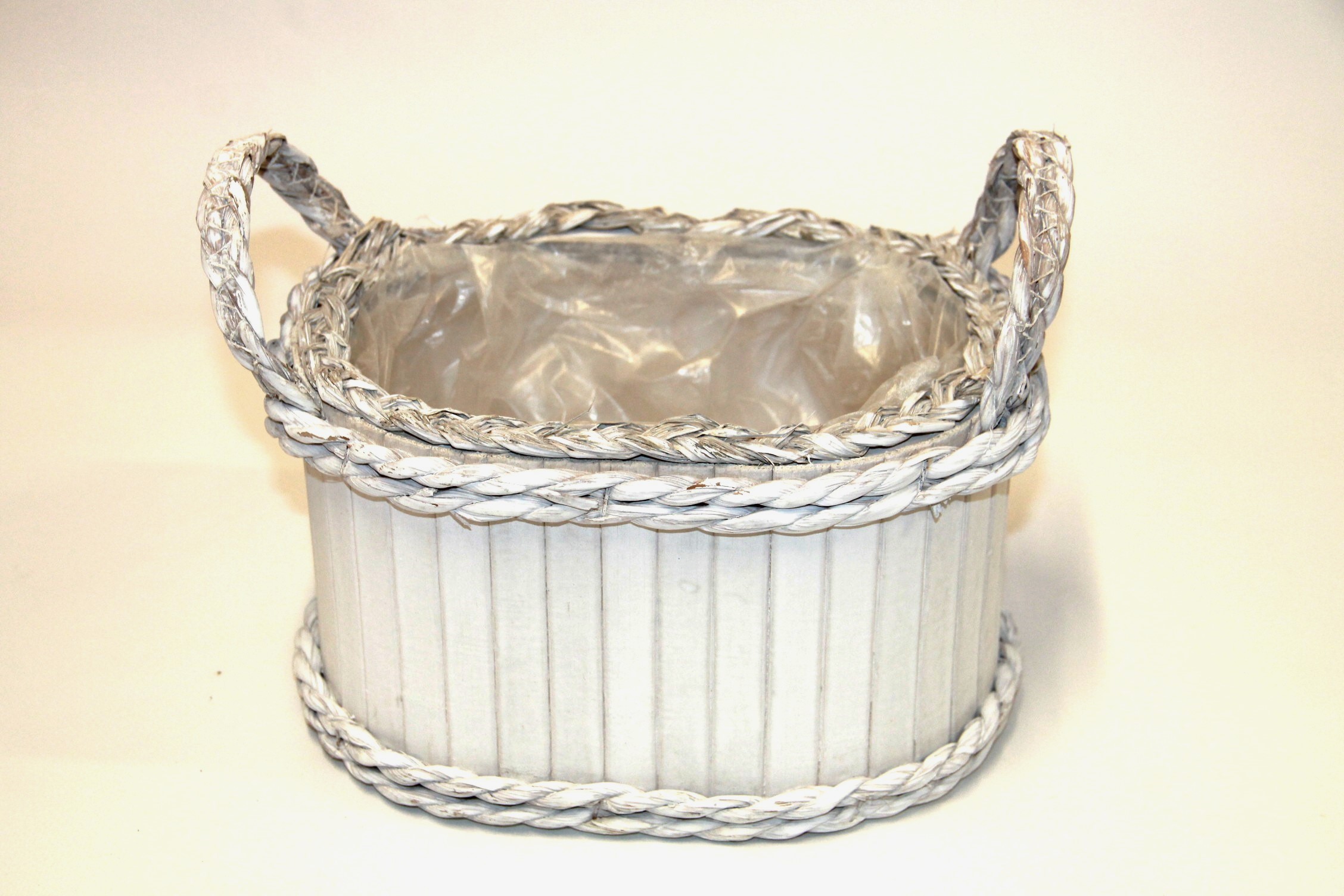 OSŁONKA OWAL WHITE/GREY 24X17X14