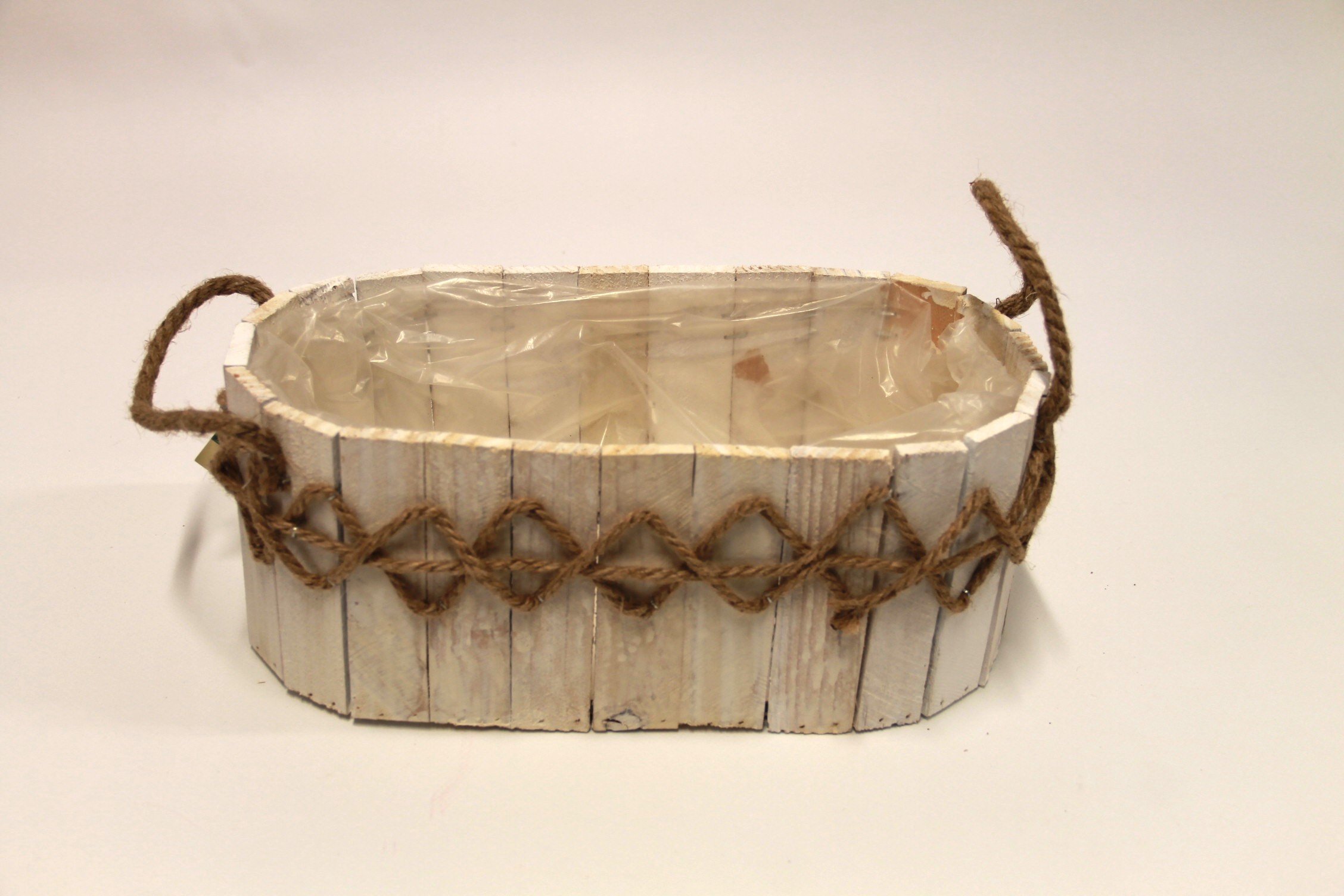 OSŁONKA OWALNA WHITE/BROWN 32X15X13