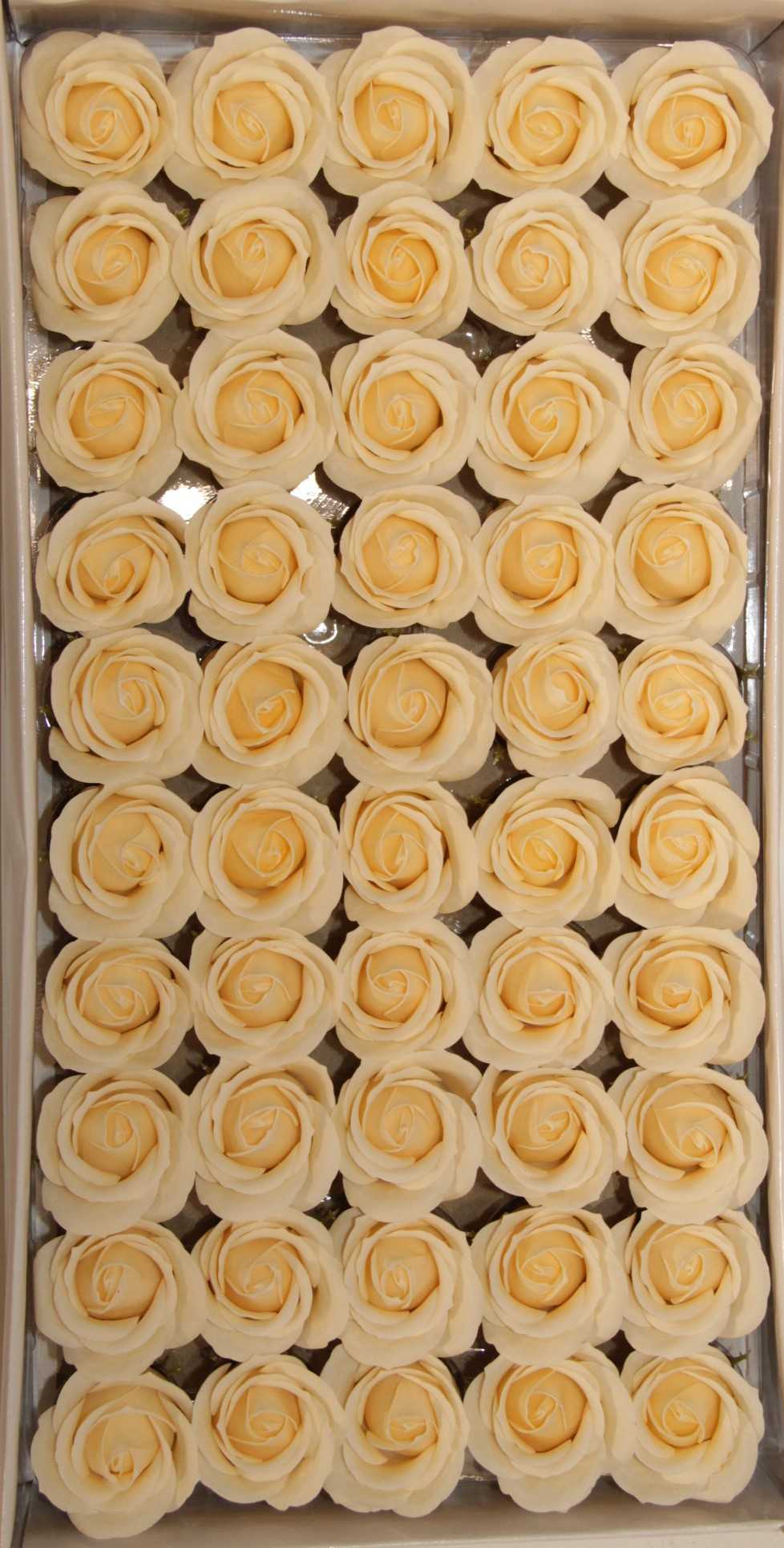 RÓŻA MYDLANA MAŁA 50 SZT. • ': CREAM.