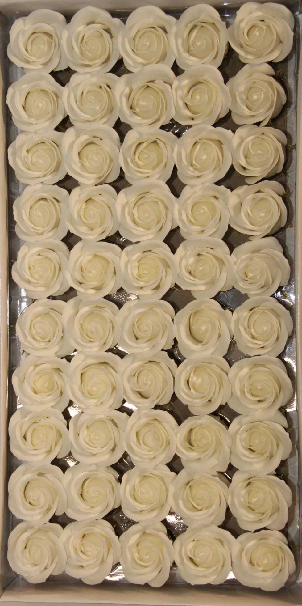 RÓŻA MYDLANA MAŁA 50 SZT. • ': WHITE.