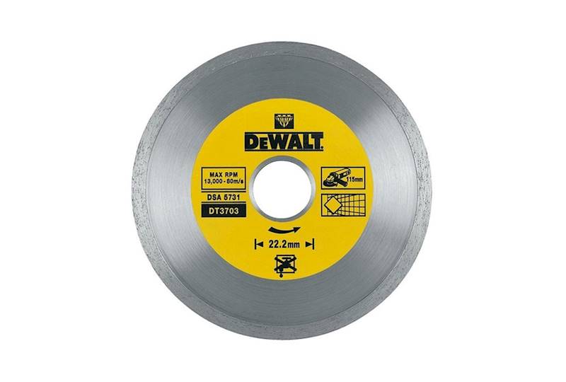 DW/DT3703-QZ TARCZA DIAMENTOWA 115X22.2MM GR. 1.6MM