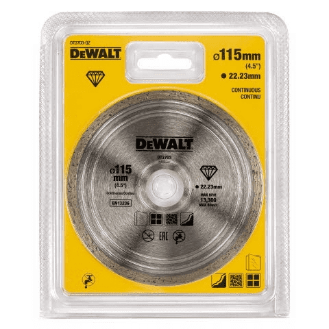 DW/DT3703-QZ TARCZA DIAMENTOWA 115X22.2MM GR. 1.6MM