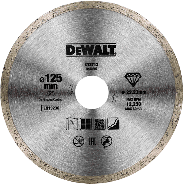 DW/DT3713-QZ TARCZA DIAMENTOWA 125X22.2MM, GR. 1.6MM
