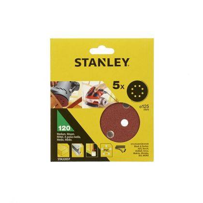 STA32037-XJ KRĄŻKI ŚCIERNE 8 OTWORÓW NA RZEP 125MM, 5X120