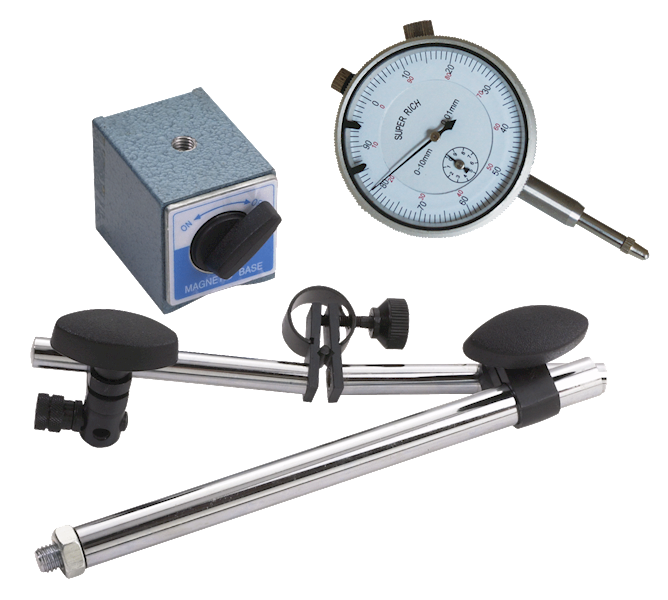 MAGNETIC BASE + DIAL INDICATOR