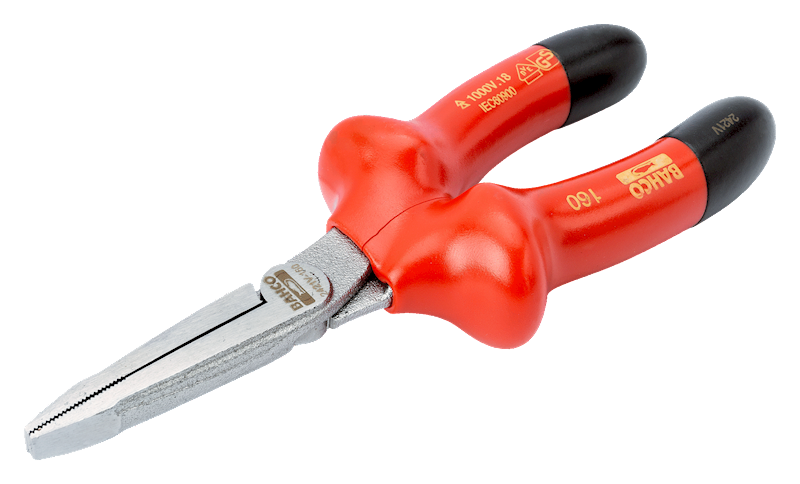 FLAT NOSE PLIERS 1000V 160MM