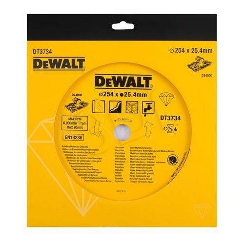 DW/DT3734-XJ TARCZA 250MM DO CIĘCIA KAMIENIA I PORCELANY