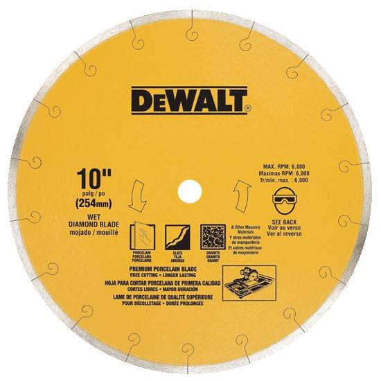 DW/DT3734-XJ TARCZA 250MM DO CIĘCIA KAMIENIA I PORCELANY