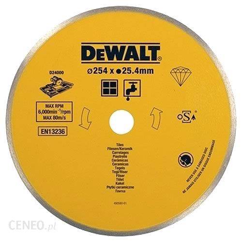 DW/DT3733-XJ TARCZA 250MM DO CIĘCIA PŁYTEK CERAMICZNYCH NA MOKRO