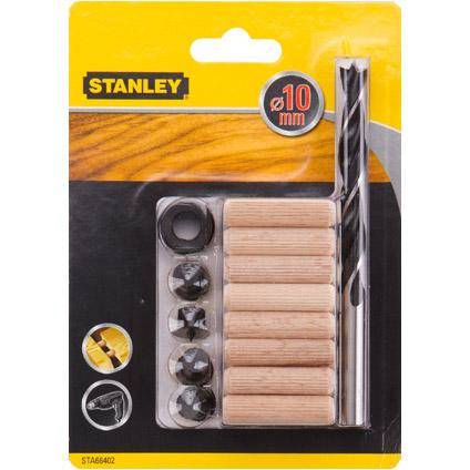 STA66402-QZ KOŁKI USTALAJĄCE 16X10MM + WIERTŁO/OGRANICZNIK/PUNKTAK