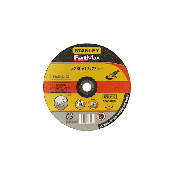 STA32692-QZ TARCZA DO CIĘCIA METALU +INOX 230X1,8X22MM