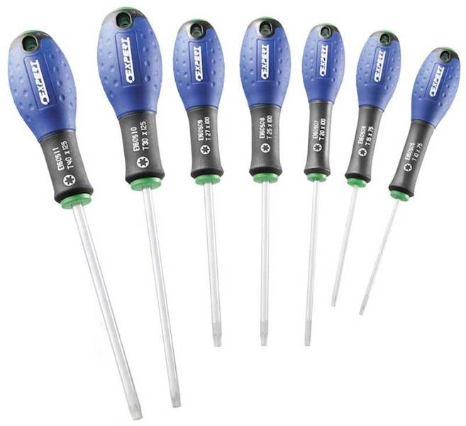 E160908 ZESTAW WKRETAKÓW TORX T10-T40