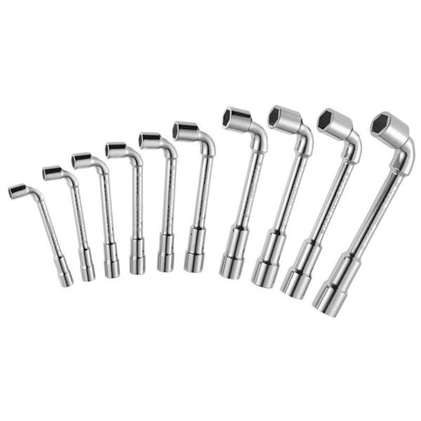 E117387 ZESTAW 10 KLUCZY FAJKOWYCH 8-19mm