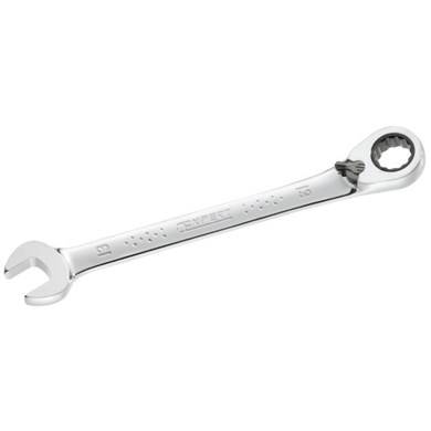 E113303 KLUCZ PŁASKO OCZKOWY 10MM Z GRZECHOTKĄ I PRZEŁĄCZNIKIEM