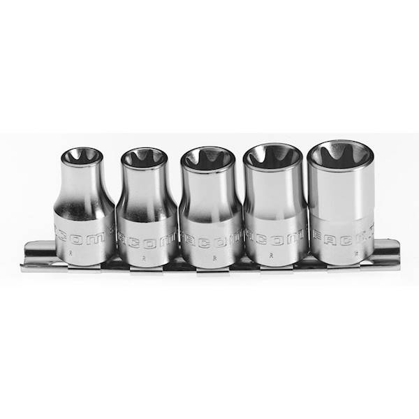 ZESTAW 5 NASADEK TORX 3/8"