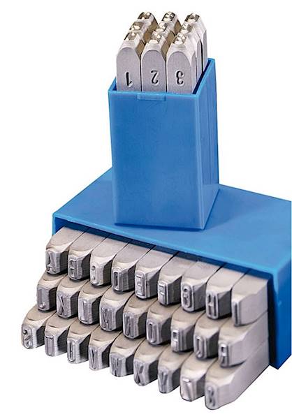 BE/10105000 NUMERATORY LITERY 5MM