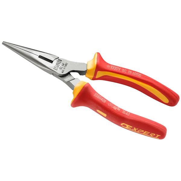E050408 SZCZYPCE PROSTE WYDŁUŻANE 160MM, IZOLOWANE
