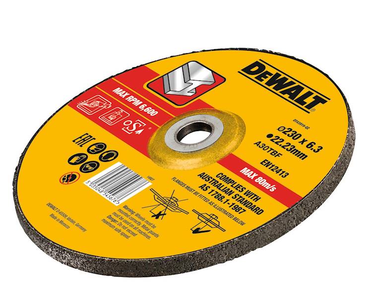 DW/DT43919-QZ TARCZA DO SZLIFOWANIA 230X6,0MM METAL