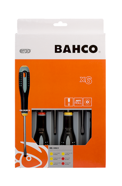 ERGO SET 6PCS PH,PZ,TORX,SLOTT