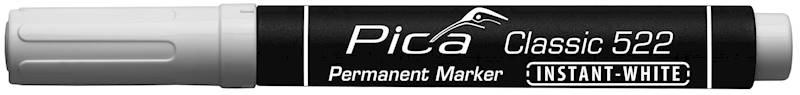 PICA 522/52 MARKER PERMANENTNY OKRĄGŁY BIAŁY