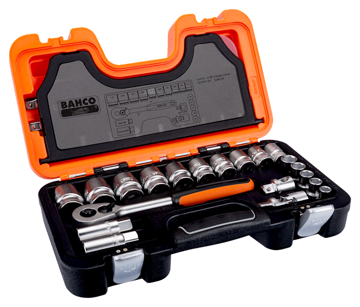 SOCKET SET 1/2" INCH SIZES