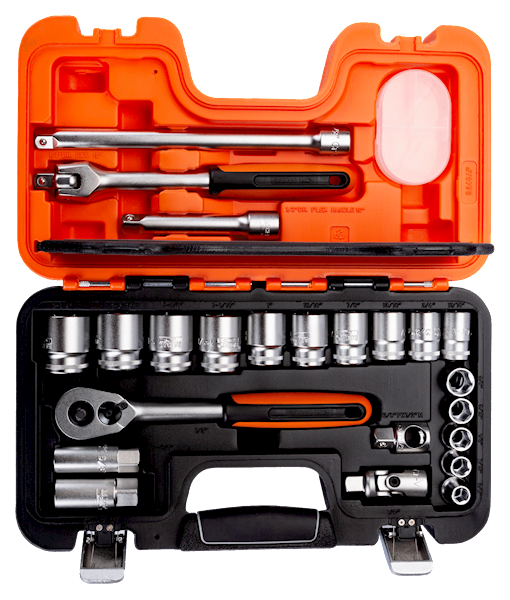 SOCKET SET 1/2" INCH SIZES