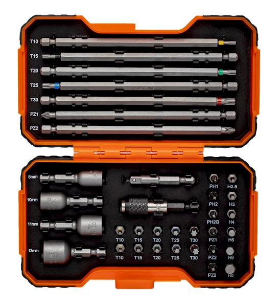 35PCS BIT SET WITH COLOR TORX