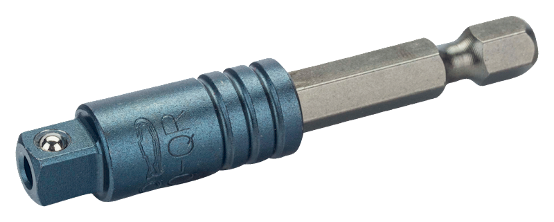 B/K6660-QR-1P PRZEJŚCIÓWKA 60MM Z MECHANIZMEM SAMOZWALNIAJĄCYCM DO WKRĘTAREK 1/4 NA NASADKI 1/4