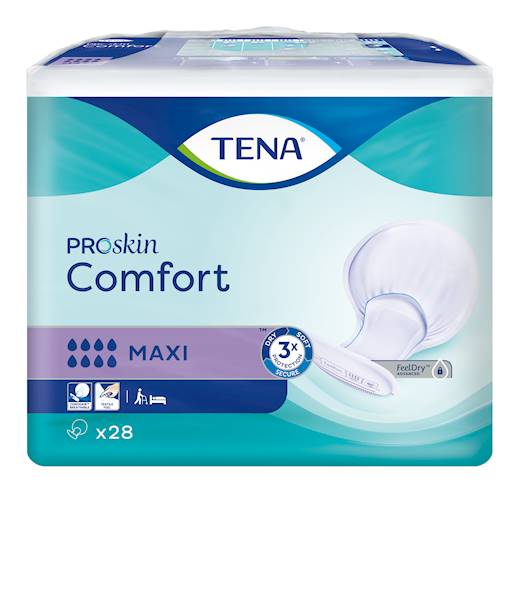 Pieluchy anatomiczne Tena Comfort Maxi