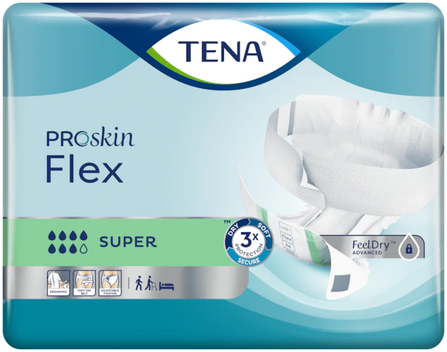 Pieluchomajtki Tena Flex Super Medium