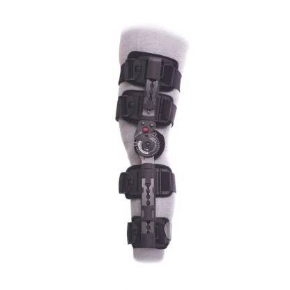 Orteza stawu kolanowego obejmująca całą goleń i udo X-ROM KNEE BRACE