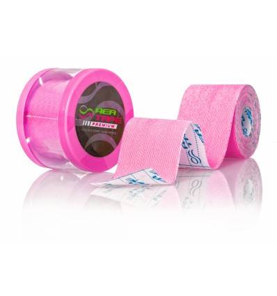 Taśma do kinesiotapingu Premium Rea Tape • Kolor: Różowy