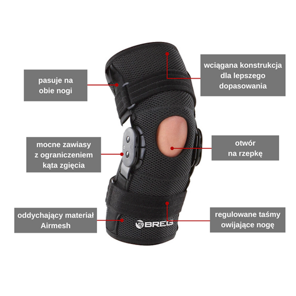 NFZ - Stabilizator kolana ShortRunner • Rozmiar: M