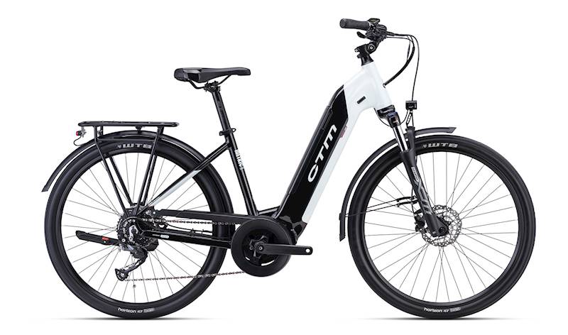 CTM METRIC LADY 1.0 18" czarno/biały e-bike 2023