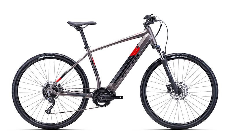 CTM SENZE MAN 28" XL brąz/czerwony e-bike 2022