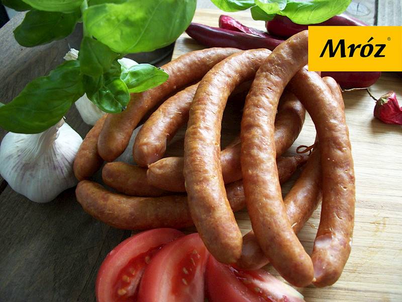Kiełbasa śląska cienka 0,95 kg Mróz