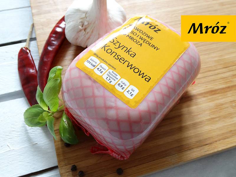 Szynka konserwowa 0.4 kg Mróz