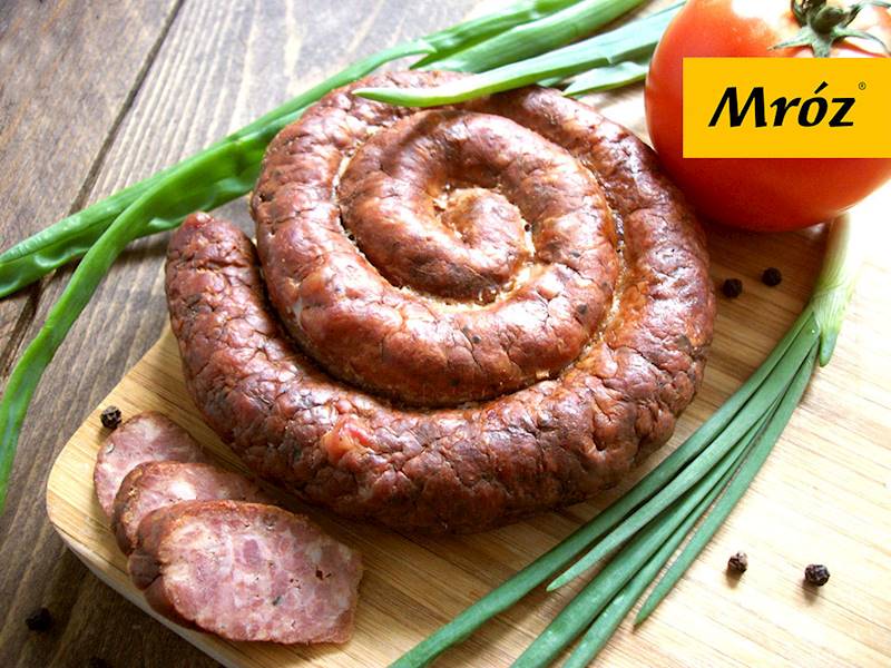 Kiełbasa krucha pieczona Mróz