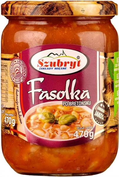 Fasolka po bretońsku 470 g Szubryt