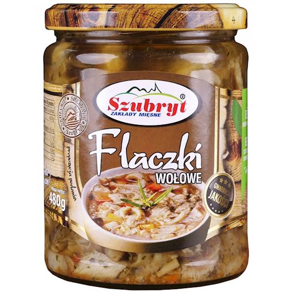 Flaczki wołowe Szubryt 480g