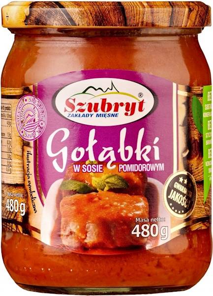 Gołąbki w sosie pomidorowym Szubryt