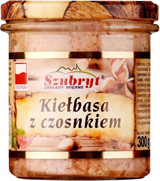 Kiełbasa z czosnkiem 300 g Szubryt