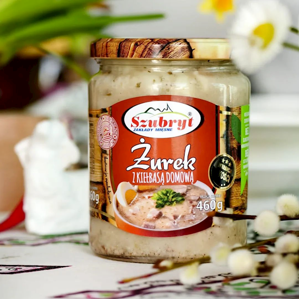 Żurek z kiełbasą domową 460 g Szubryt