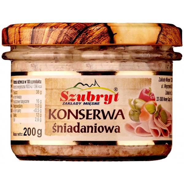 Konserwa śniadaniowa Szubryt 200g
