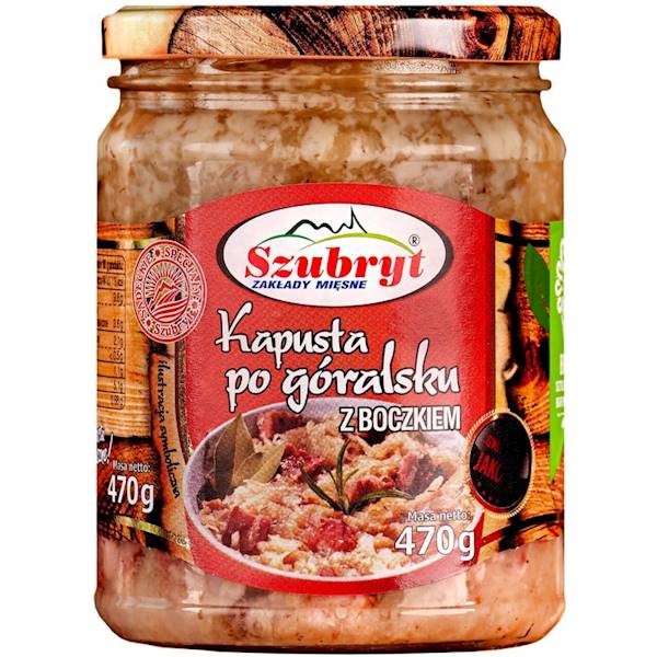 Kapusta po góralsku z boczkiem Szubryt 470 g