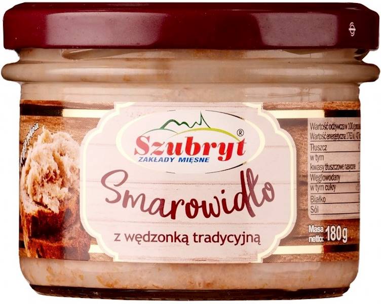 Smarowidło z wędzonką tradycyjną [180 g] Szubryt