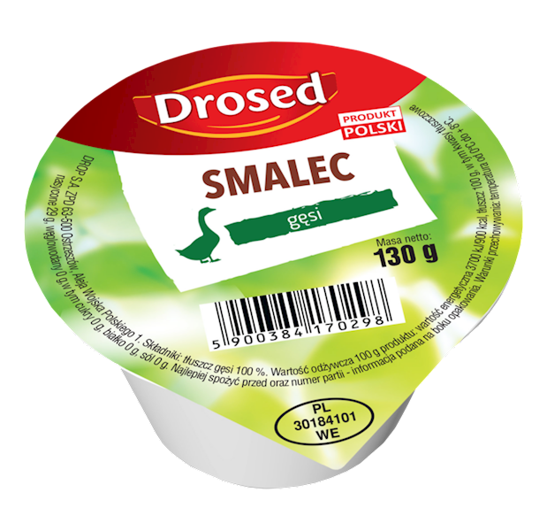Smalec z gęsi 130 g Drosed