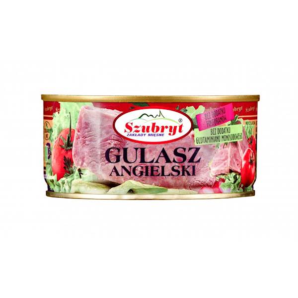Gulasz angielski w puszce 300 g Szubryt
