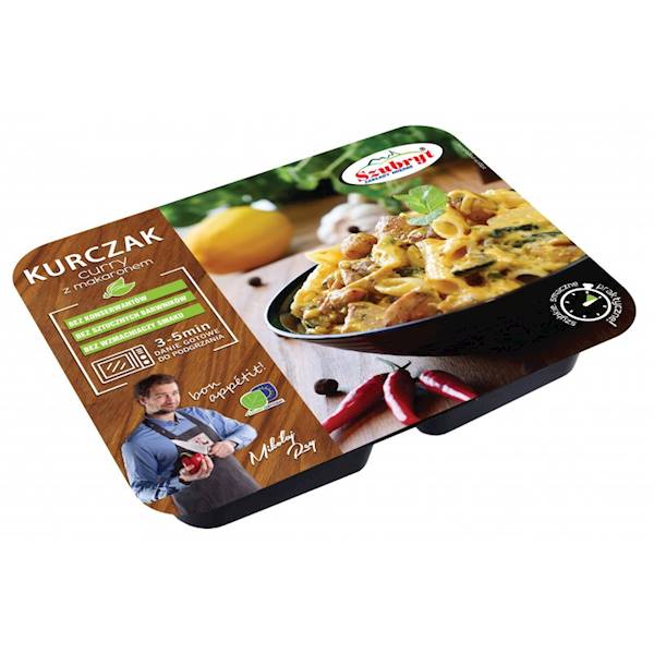 Kurczak curry z makaronem 350 g Szubryt